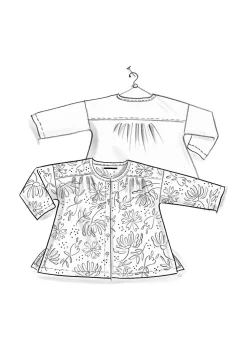 Bluse „Hedda“ aus Bio-Baumwollgewebe