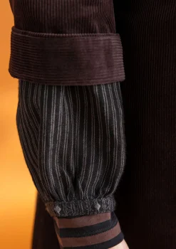 Cordkleid aus Bio-Baumwolle/Elasthan