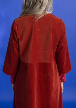 Cordkleid aus Bio-Baumwolle/Elasthan