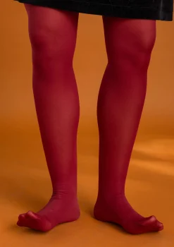 Einfarbige Strumpfhose aus Recycling-Polyamid