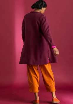 Gestrickter Blazer aus gefilzter Bio-Wolle