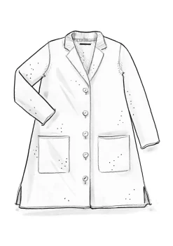 Gestrickter Blazer aus gefilzter Bio-Wolle