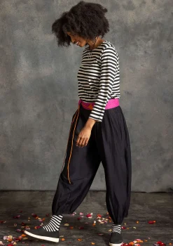 Hose aus Baumwolle/Seide