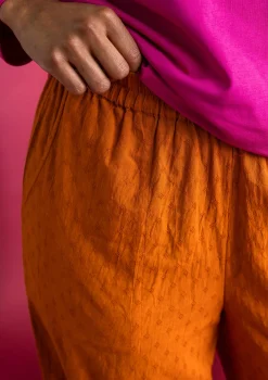 Hose aus Bio-Baumwolldobby