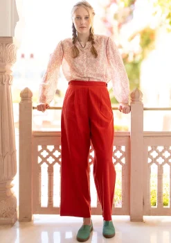 Hose „Stina“ aus Bio-Baumwollgewebe