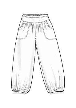 Jerseyhose aus Bio-Baumwolle/Elasthan