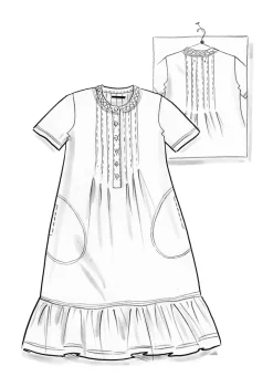 Jerseykleid aus Bio-Baumwolle