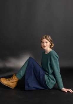 Jerseyleggings aus Bio-Baumwollripp