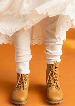 Jerseyleggings aus Bio-Baumwollripp