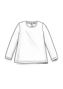 Jerseyshirt „Ylva“ aus Bio-Baumwolle/Elasthan