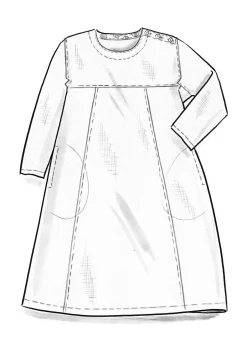 Kleid aus Leinengewebe