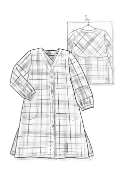 Kleid „Skagen“ aus Bio-Baumwollgewebe
