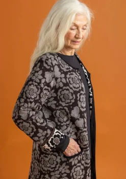 Langstrickjacke „Astrid“ aus Bio-/Recycling-Baumwolle