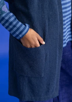 Langstrickjacke aus Alpakagemisch