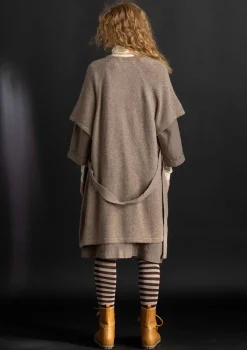 Langstrickjacke aus Alpakagemisch