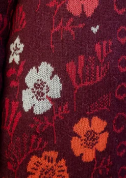 Langstrickjacke „Gnistra“ aus Bio- und Recycling-Baumwolle/Alpakawollgemisch