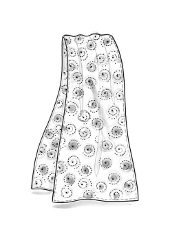 Schal „Clay“ aus Bio-Baumwolle