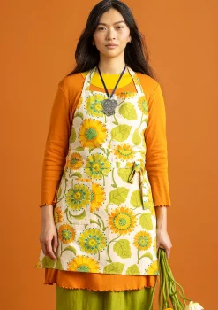 Schürze „Sunflower“ aus Bio-Baumwolle/Leinen