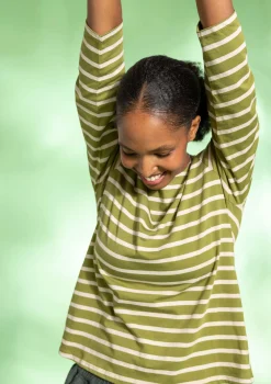 Streifenshirt aus Bio-Baumwolle/Modal