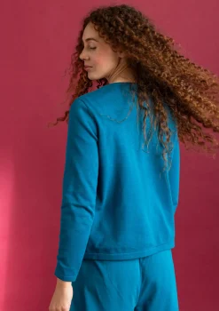 Strickjacke aus Bio-/Recycling-Baumwolle