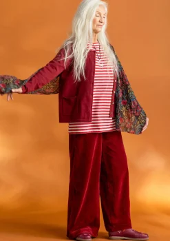 Strickjacke aus Bio-/Recycling-Baumwolle