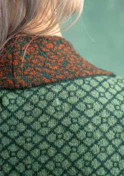 Strickjacke „Edda“ aus Recycling-Wollgemisch