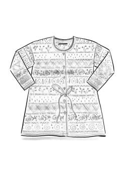 Strickjacke „Klara“ aus Bio-/Recycling-Baumwolle