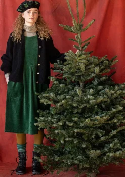 Strickjacke „Vinternatt“ aus Bio- und Recycling-Baumwolle/Alpakawollgemisch