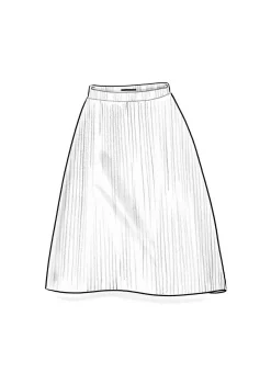 Strickrock „Vinternatt“ aus Bio- und Recycling-Baumwolle/Alpakawollgemisch