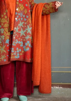 Strickschal aus Alpakagemisch