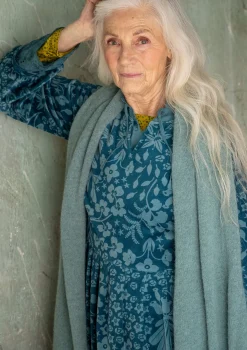 Strickschal aus Alpakagemisch