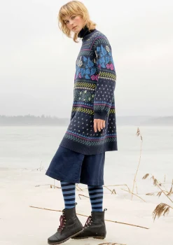 Stricktunika „Borealis“ aus Bio- und Recycling-Baumwolle/Wolle