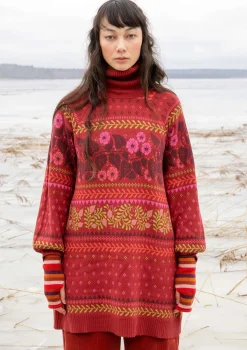 Stricktunika „Borealis“ aus Bio- und Recycling-Baumwolle/Wolle