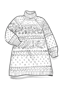 Stricktunika „Borealis“ aus Bio- und Recycling-Baumwolle/Wolle
