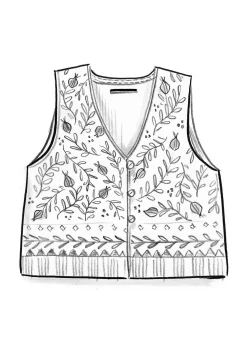 Strickweste „Aurora“ aus Bio- und Recycling-Baumwolle/Wolle
