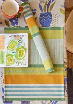 Tischset „Wild rose“ aus Bio-Baumwolle