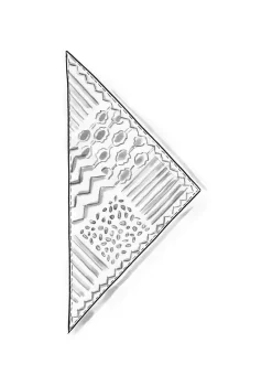 Tuch „Midgård“ aus Bio-Baumwolle