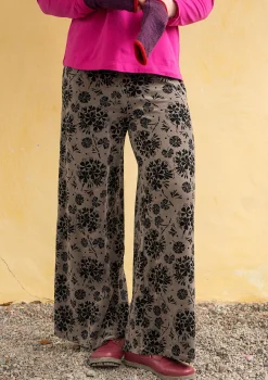 Velourshose „Selma“ aus Bio-Baumwolle/Recycling-Polyester