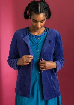 Veloursjacke aus Bio-Baumwolle/Recycling-Polyester