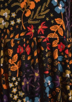 Velourskleid „Katla“ aus Bio-Baumwolle/Recycling-Polyester