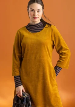 Velourstunika aus Bio-Baumwolle/Recycling-Polyester