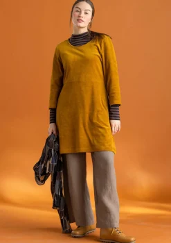 Velourstunika aus Bio-Baumwolle/Recycling-Polyester