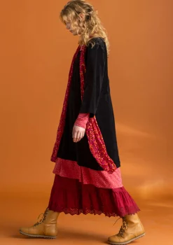 Velourstunika aus Bio-Baumwolle/Recycling-Polyester