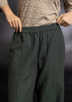 Webhose „Woodland“ aus Bio-Baumwolle/Leinen