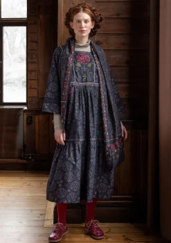 Webkleid „Kamelia“ aus Bio-Baumwolle/Seide
