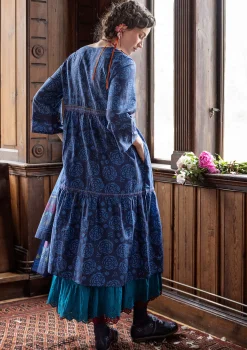 Webkleid „Kamelia“ aus Bio-Baumwolle/Seide