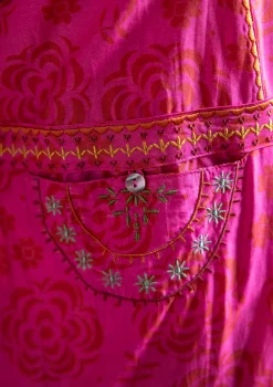 Webkleid „Kamelia“ aus Bio-Baumwolle/Seide