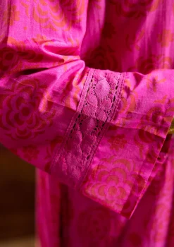 Webkleid „Kamelia“ aus Bio-Baumwolle/Seide