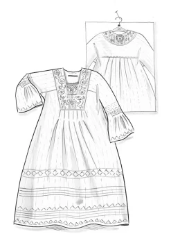 Webkleid „Kristina“ aus Bio-Baumwolle
