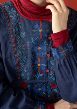 Webtunika „Wanja“ aus Bio-Baumwolle